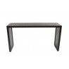 Credenza grande en madera y marco de metal
