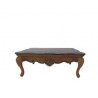 Mesa de centro con cubierta de marmól