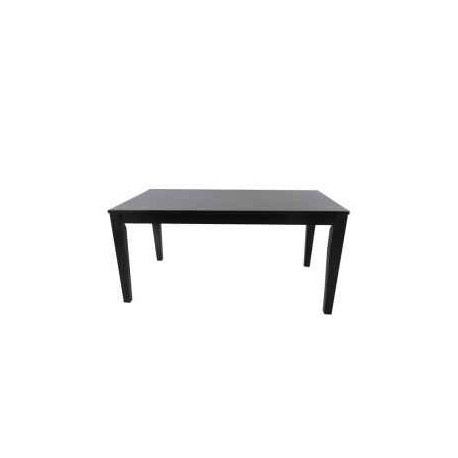 Mesa de comedor mediana negra